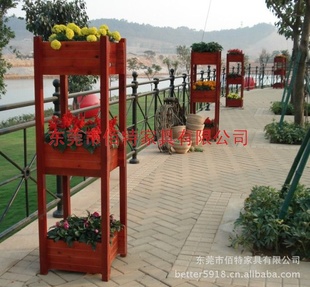 批发防腐木花箱,各种阳台菜园,家庭园艺,树箱, 花架葡萄架 ,