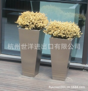 不锈钢花箱,不锈钢花钵,不锈钢花盆(杭州万科北辰之光项目)