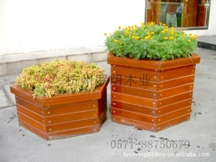 杭州罗明木业木花箱花盆型号HX-1018(组合)
