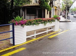道路组合花箱