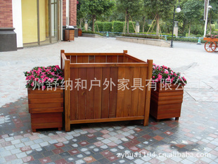 广州舒纳和厂家直销 防腐木花箱