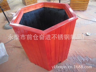现货【新豪华】*实木园林花箱,防腐木园林花箱