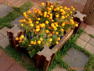 仿木花箱 园林小品