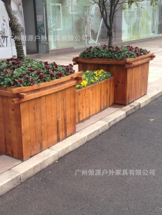 2013热销产品 三为一体式户外花箱 木质组合花箱 厂家直销