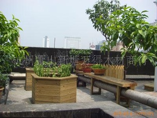 樟子松防腐花箱 葡萄架 凉亭 木屋 秋千