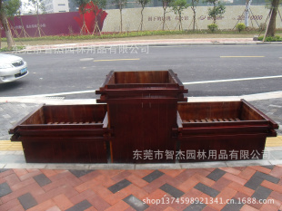 实木休闲家具用品 实木组合花箱 东莞厂家