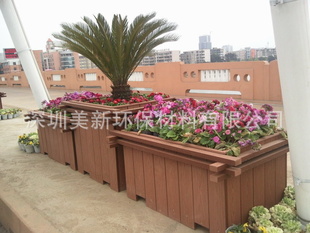 广东厂价塑木树池花箱