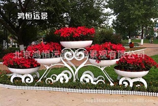 主题小品 组合花箱 园林用品 花卉容器 景观花盆  花箱、花柱