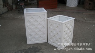 厂家直销各种白色花箱