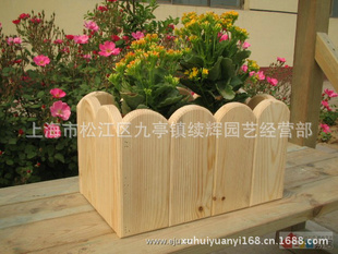 防腐木花箱批发 小额批发  防腐木道路花箱花槽