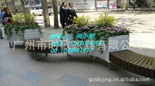 厂家广场花槽,户外花箱,实木花箱,花钵,花槽