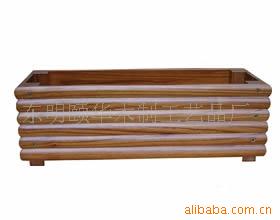 东明颐华精品*高品质木花箱 山东园艺设施*专用的生产厂家