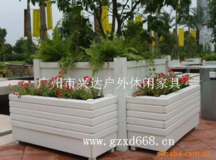 【户外花箱】广东户外休闲家具/木制户外花箱/长方形实木家具花箱