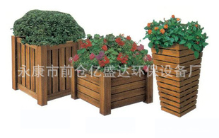 厂家直销花箱 批发户外花箱 木质花盆 铁艺花箱厂 防腐木花箱
