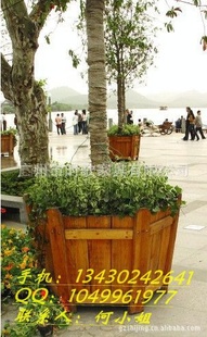 四川巴中公园花箱 资阳小区绿化花箱 眉山防腐木花箱