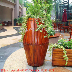 园林工程组合型可定制环保花箱 城市绿化道路隔离型花槽