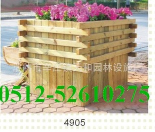 低价批发各种木制花箱 防腐木花盆 花钵 铸铁椅子 花园家具