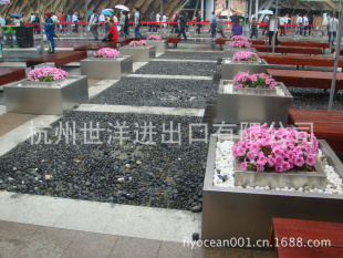 生产不锈钢花箱,不锈钢花钵(世洋更专业)