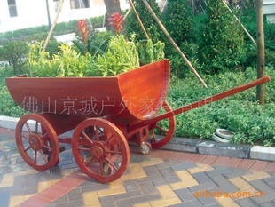 河南防腐木花箱 上海防腐木花箱 塑木花箱 木质花箱 园林花箱