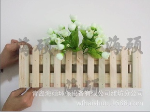批发定做室内外防腐木花盆园林景观花箱实木工艺花槽