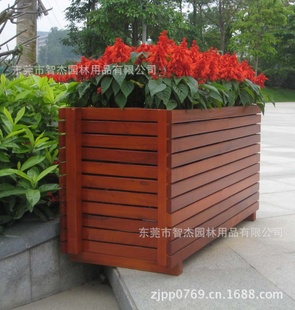 东莞户外家具花箱 实木花箱花箱 园林景观花箱 小区装饰