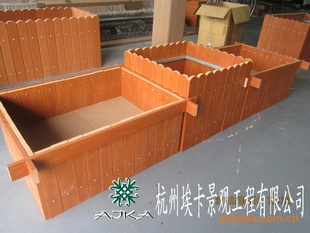 【宁波】埃卡塑木户外防腐组合花箱 Z001
