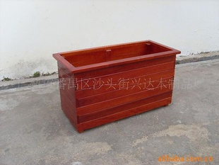 【畅销产品】园林户外花箱/木制花箱/防腐木花箱/广场连体花箱