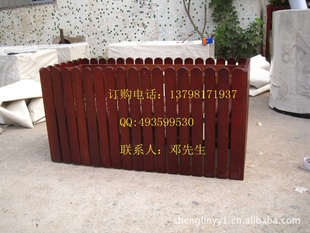 花箱,户外实木花盆,景区景观花箱,小区绿化花箱