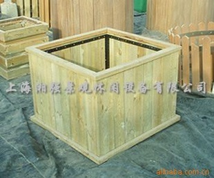 防腐木花箱FC-0815,花槽,花钵,花盆 花箱订做