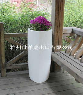 玻璃钢花盆 玻璃纤维花盆 玻璃钢花箱 杭州玻璃钢花盆 花盆批发