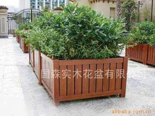 【国森低价批发】实木花箱/欧式实木花箱/时尚花箱