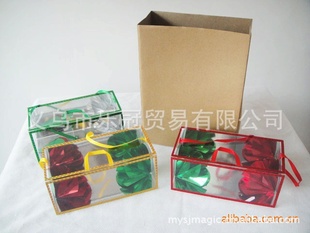 魔术道具 小号纸袋花箱 空箱出花 空袋出花箱 刘谦魔术玩具
