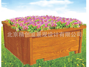 定做商场、酒店精品实木花池,实木休闲椅,园林椅 防腐木花箱