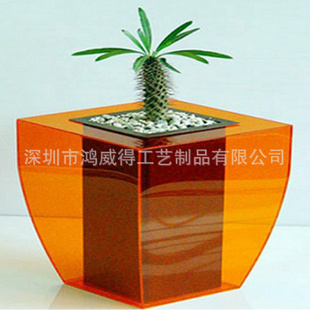 【量大从优】厂家直销实用美观 亚克力花箱 典雅大方,亚克力花瓶
