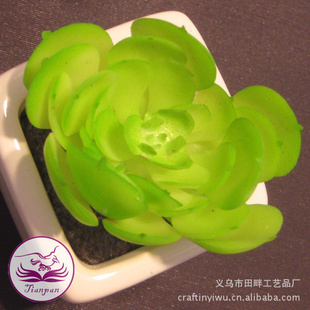 厂家直销陶瓷迷你小花盆,仿真植物栽培容器,仿真植物盆景