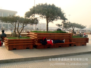 【组合型】专业定制防腐木花盆