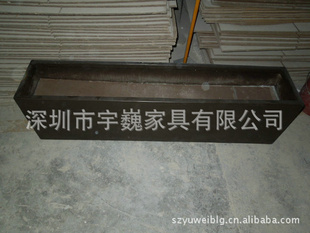 专业定制 长方形花槽 树脂玻璃钢工艺品花槽花盆