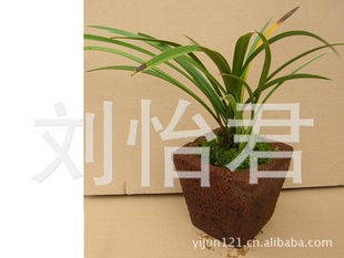 花盆 火山石园艺火山花盆 火山石盆栽
