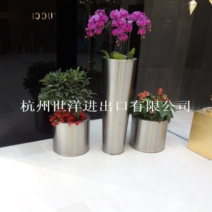 专业制作不锈钢花盆,不锈钢花钵,花盆批发