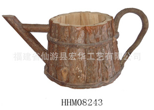 厂家直供礼品工艺品、木质品、木花盆、Wooden flower pots