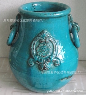 制订出口美国园林花盆,陶瓷小花盆,盆栽陶瓷