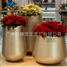 批发直筒形花盆,锥形花盆、高档树脂花盆、插花工艺花盆