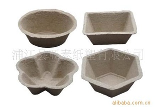 浦江“亚泰” 环保美观纸塑花盆批发