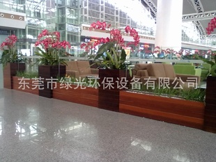 厂家直销花箱,花盆,花盆容器,钢木垃圾桶,花车,花草护拦