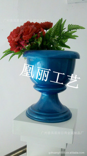 厂家直销 玻璃钢圆形花盆 园林景观装饰花盆 量大优惠