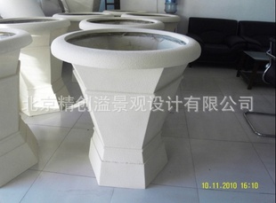 厂家直供H27型商场 酒店玻璃钢花盆容器,花盆批发