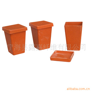 植物纤维可降解环保花盆LJ-FL-37