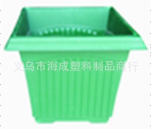 【直条方形土红色多尺寸花盆】花盘/不锈钢衣架 吸盘 塑料制品日