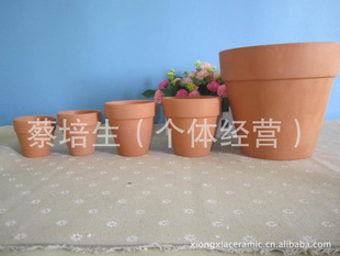 厂家直销 红陶花盆 *盆 多肉花盆 园林花器 红陶批发 花盆