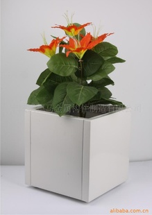铝制喷塑装饰花盆,展示花盆,方形花盆,花盆